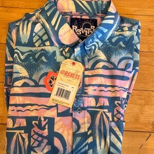 RSVLTS surf collection chasing Maverick Button Down Shirt